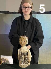«Настенька», театральная кукла по профессиональной технологии